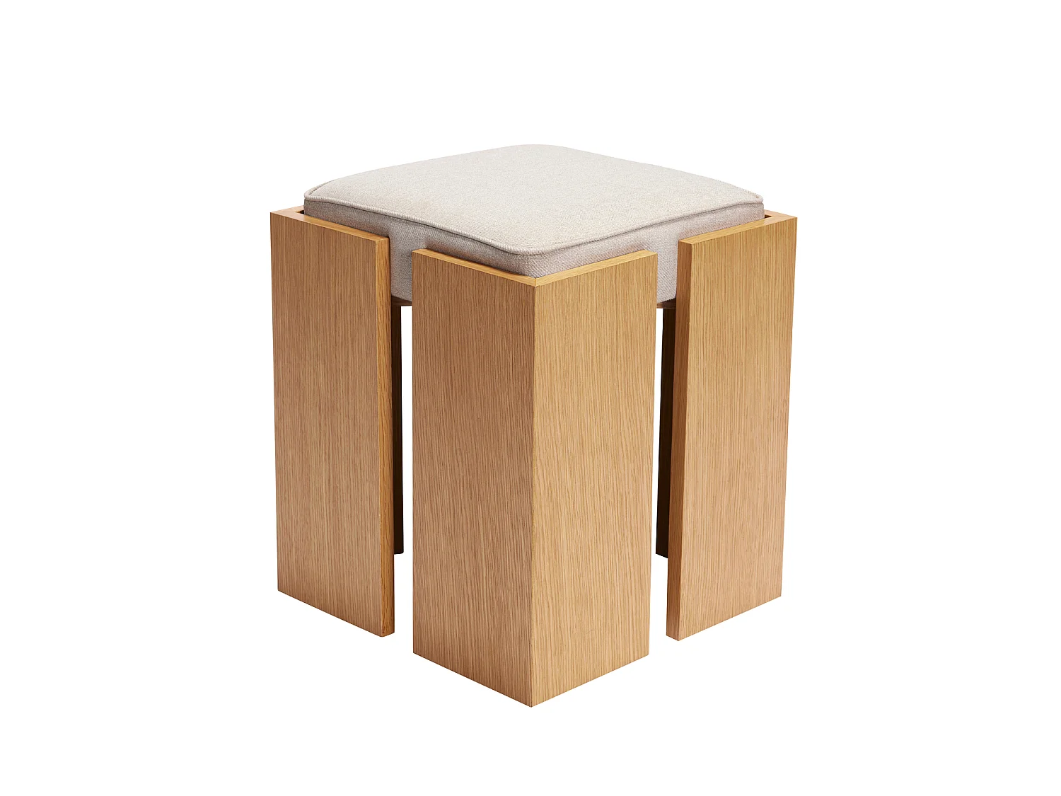 Hübsch Tabouret Sand Naturel FORMA