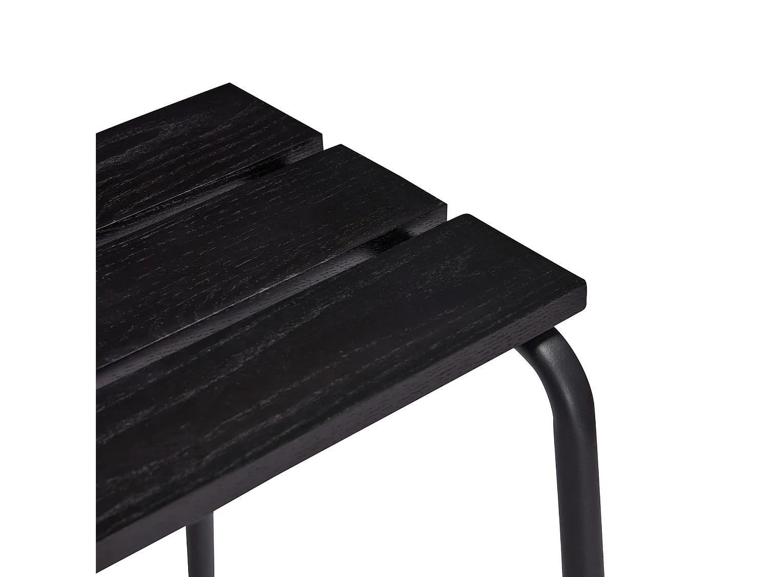 Hübsch Taburete de Bar Alto Ash Madera Negro STILT