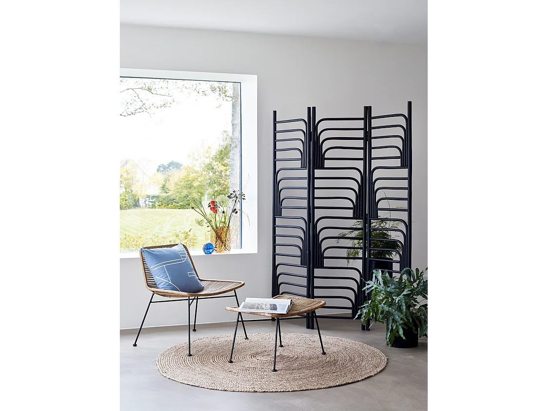 Hübsch Tapis Rond Jute Naturel SAGE