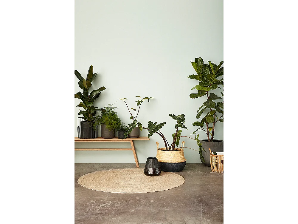 Hübsch Tapis Rond Jute Naturel SAGE