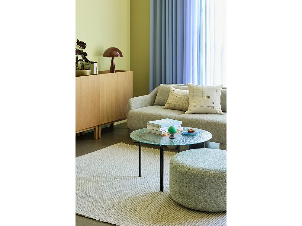 Hübsch Tapis Grand 200 x 300 cm Coton Gris/Blanc POPPY