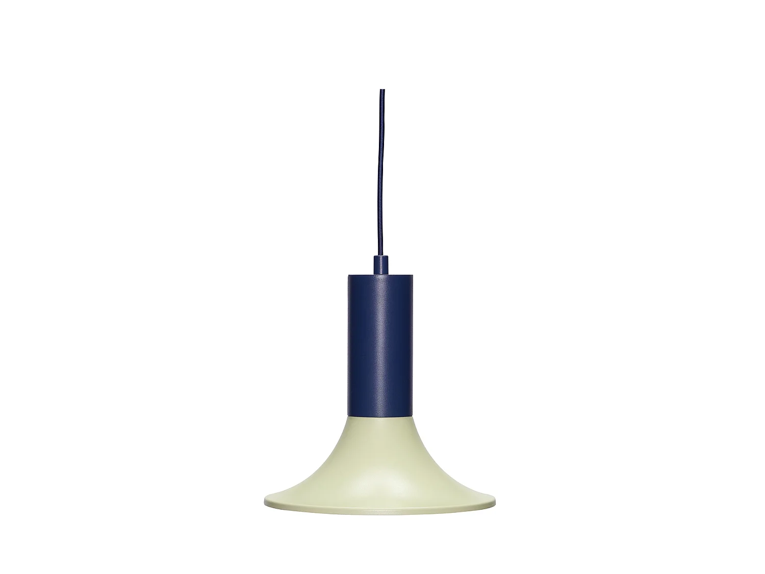 Hübsch Suspension Luminaire Métal Bleu Vert LUMINARY