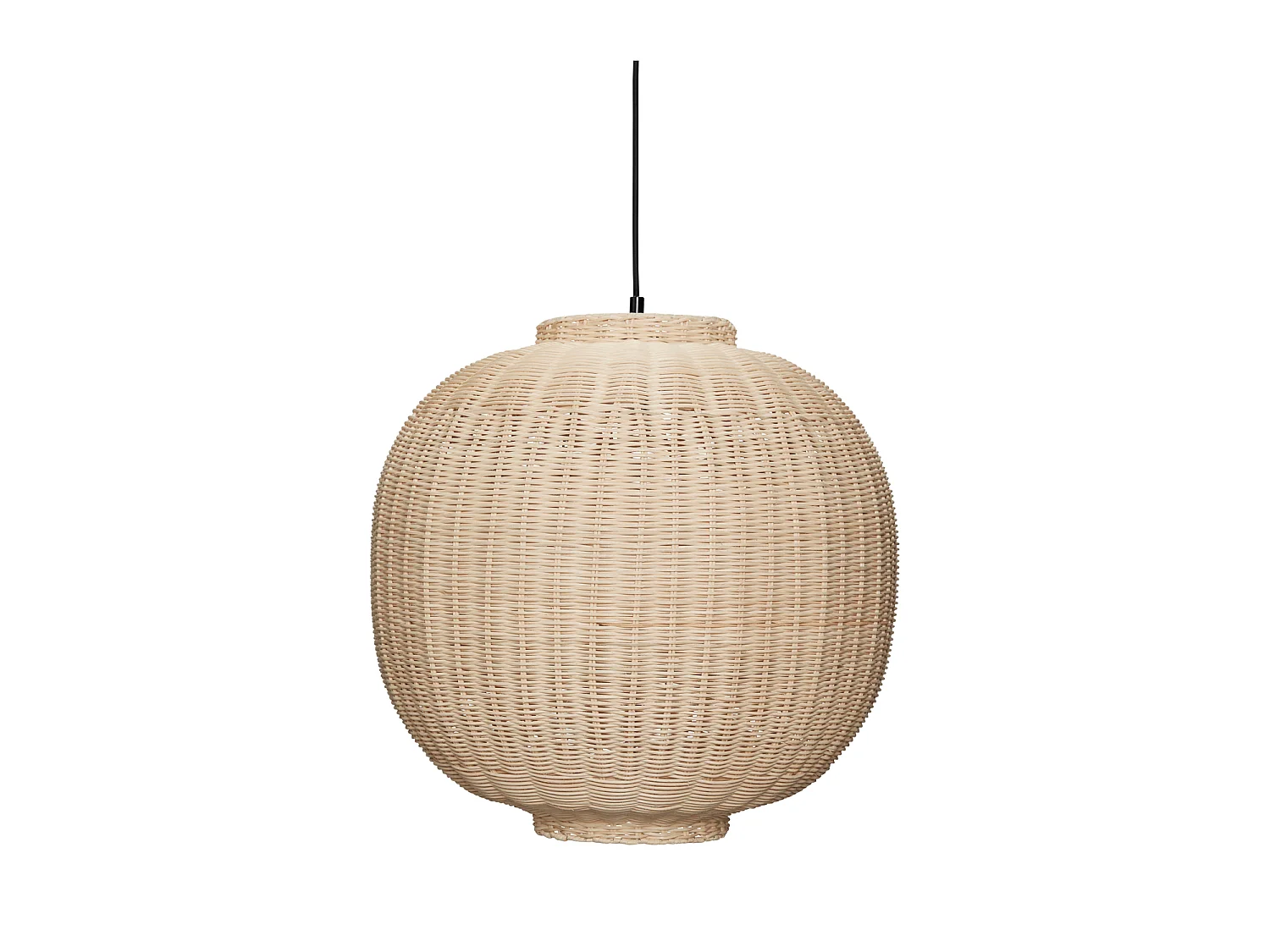 Hübsch Suspension Rond Naturel CHAND