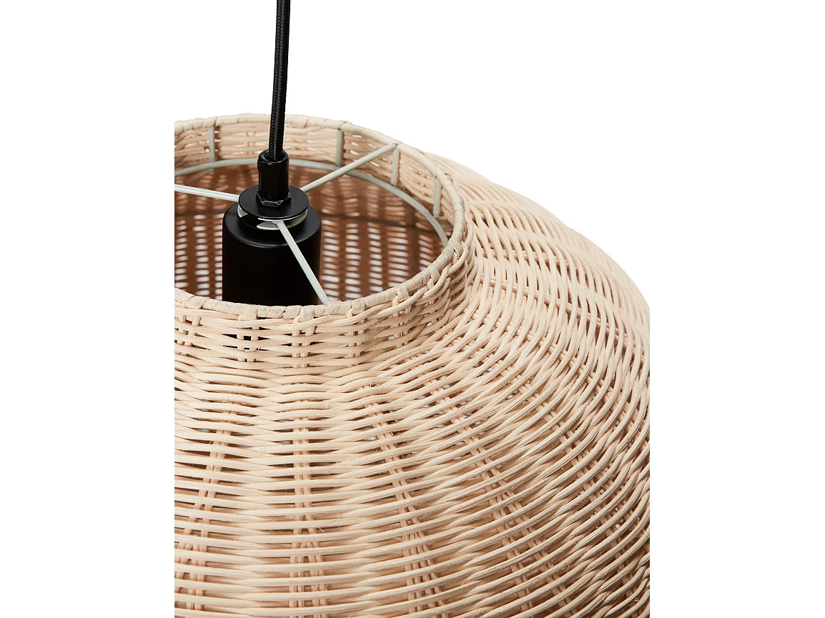 Hübsch Suspension Rond Naturel CHAND