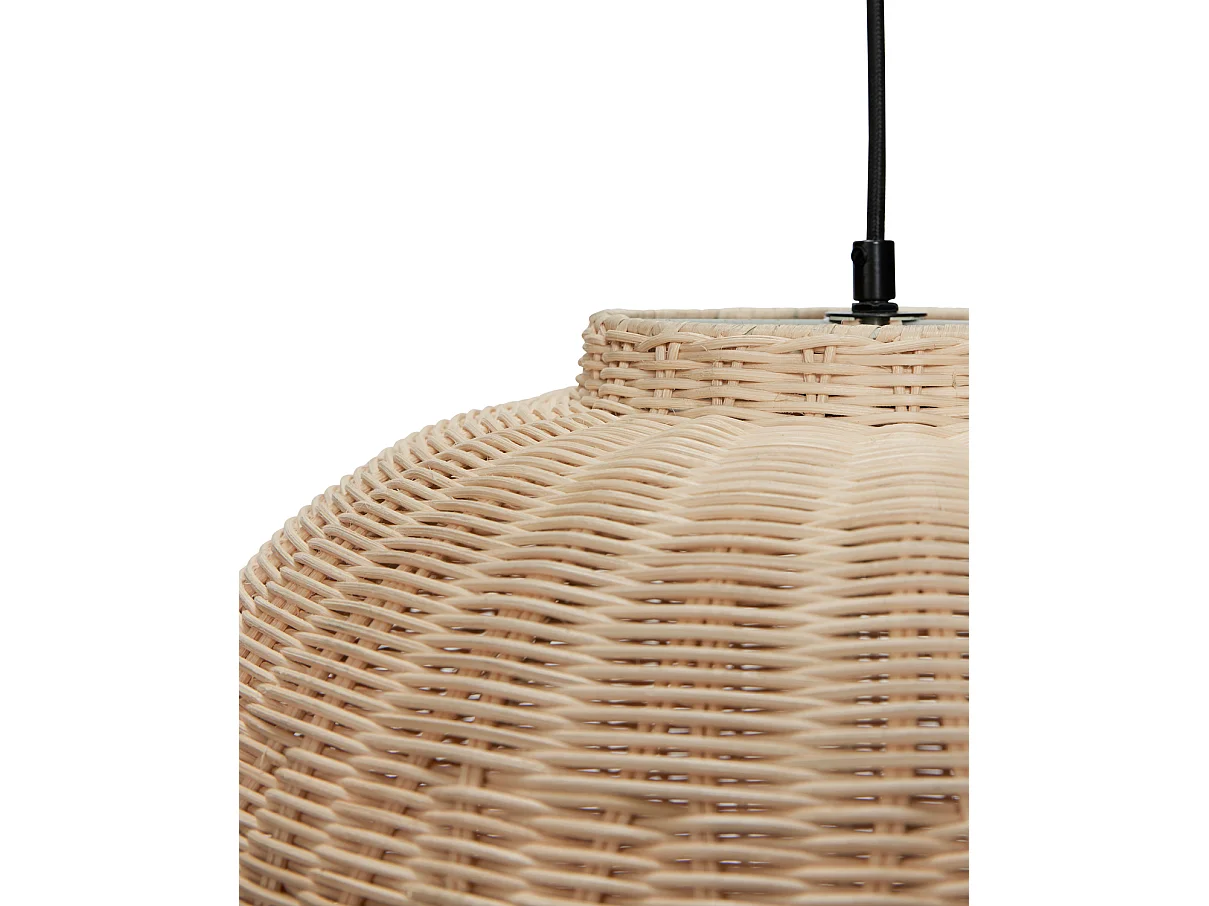 Hübsch Suspension Rond Naturel CHAND