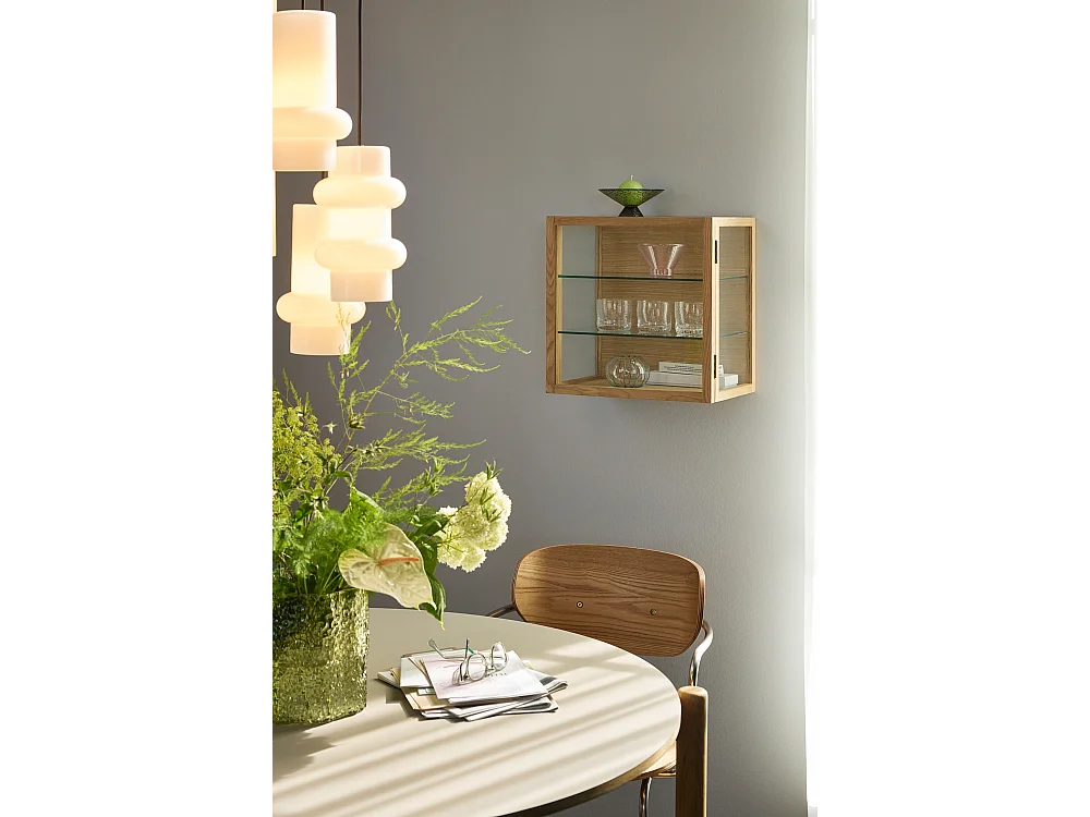 Hübsch Suspension Double Verre Opalin Blanc Brillant PILULE