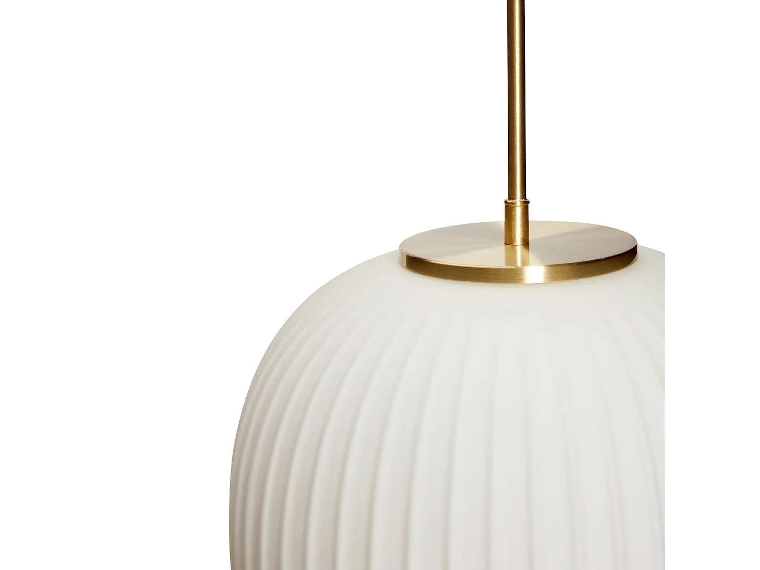 Hübsch Candeeiro Suspenso Ø32 Vidro Branco SERENE