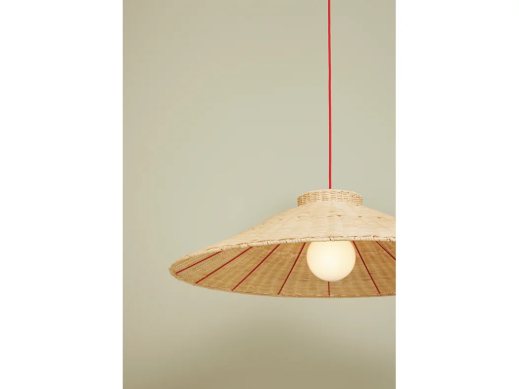 Hübsch Suspension Trapeze Naturel CHAND