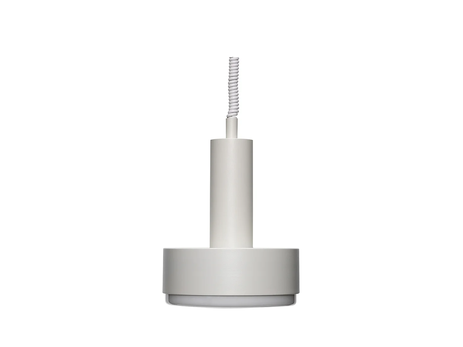 Hübsch Suspension  Quip 40W Fer Gris clair