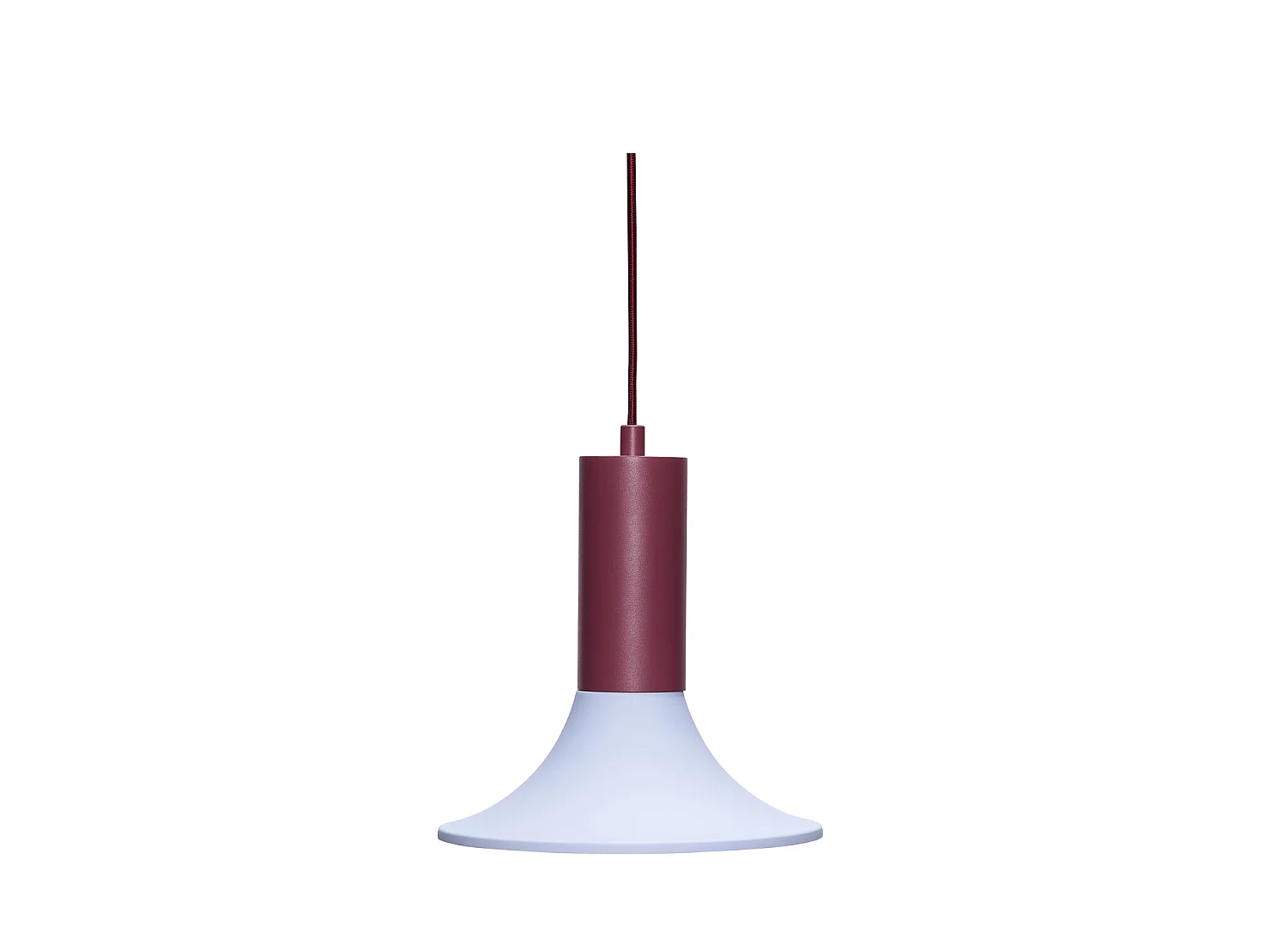 Hübsch Suspension Luminaire Iron Bourgogne/Bleu LUMINARY