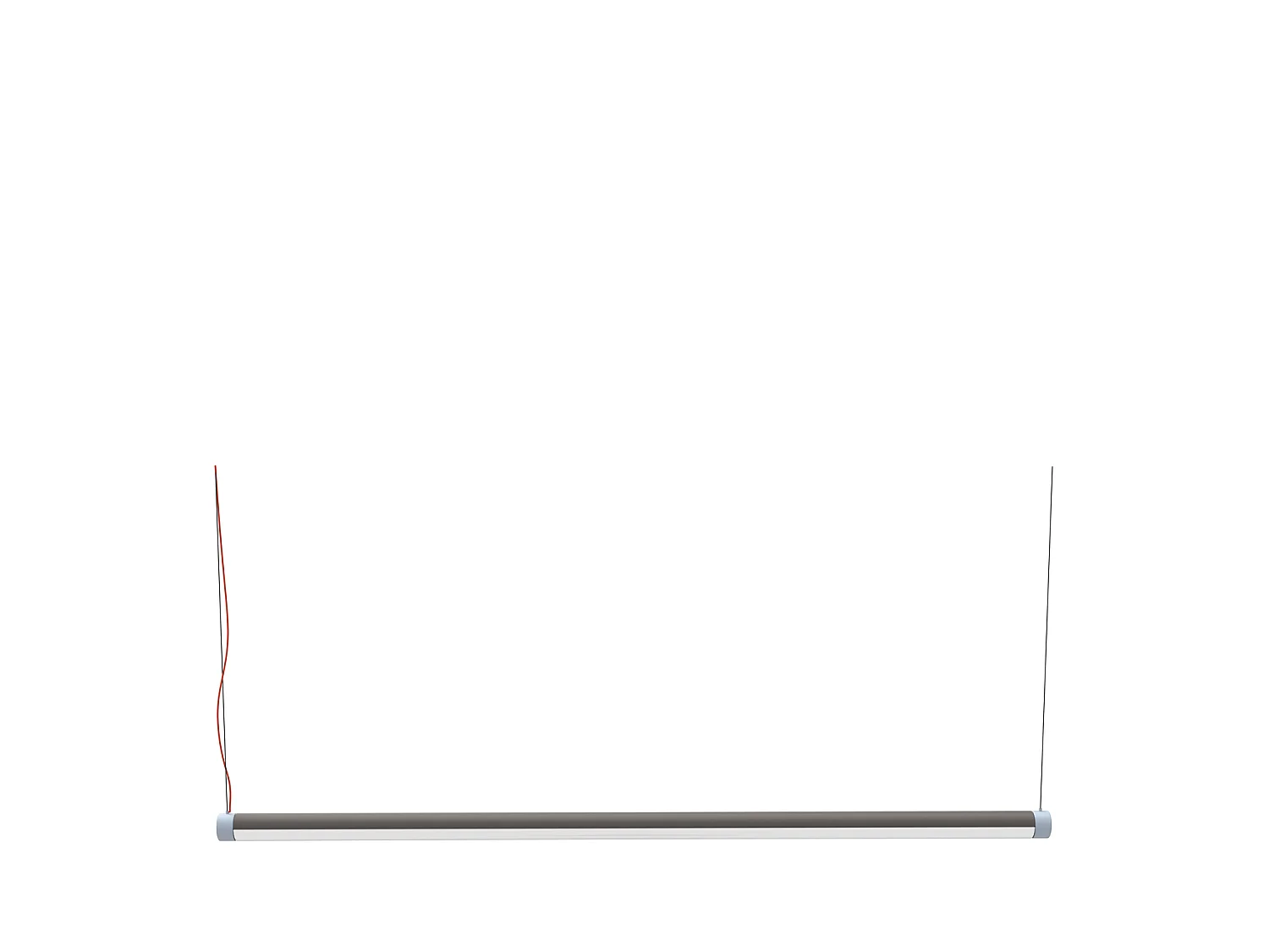 Hübsch Suspension L 152cm Aluminium Marron/bleu/orange INTERPLAY