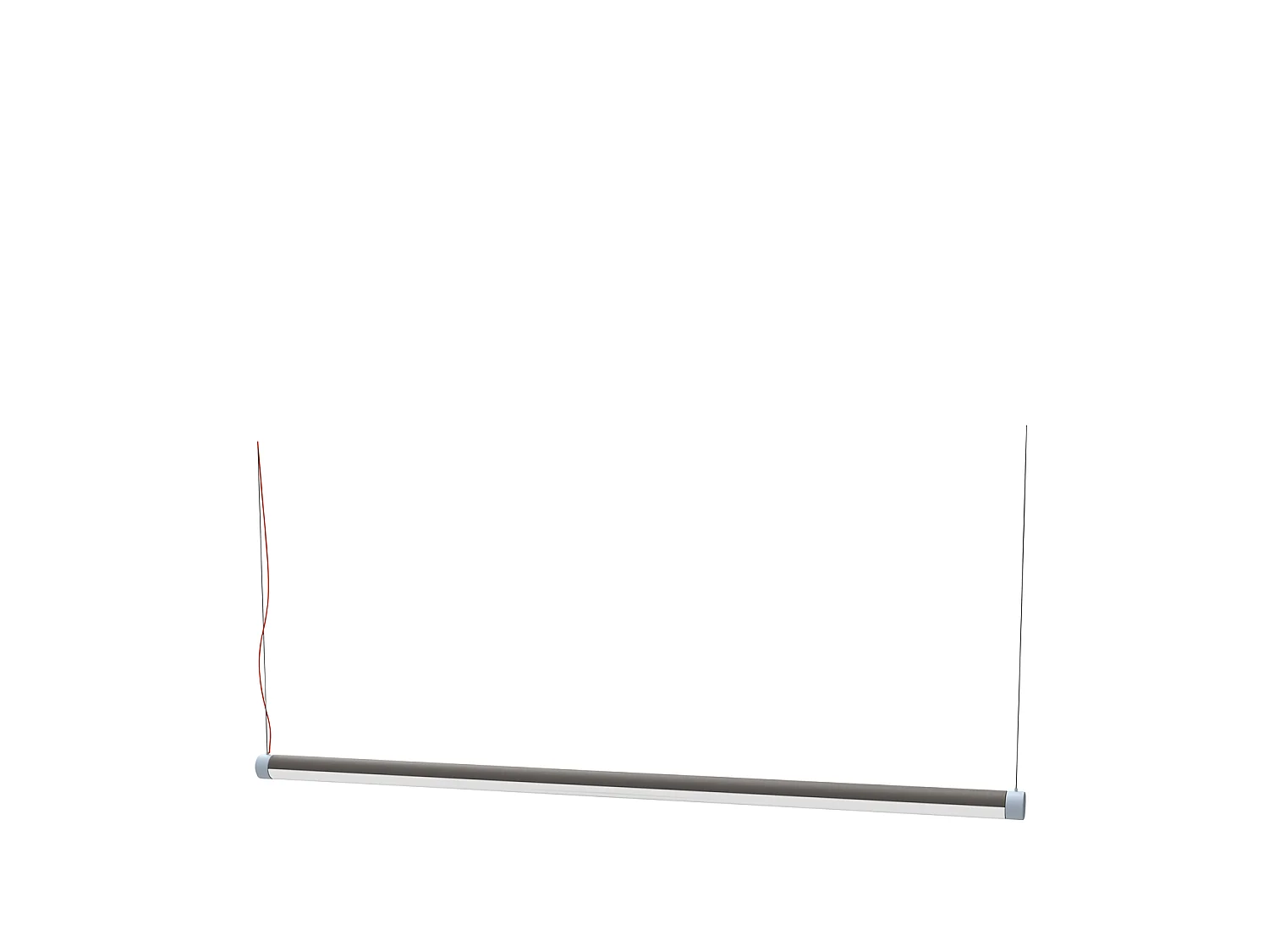 Hübsch Suspension L 152cm Aluminium Marron/bleu/orange INTERPLAY