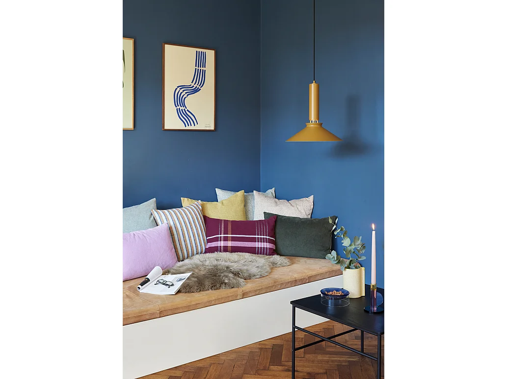 Hübsch Suspension Aluminium Ambre CONEY