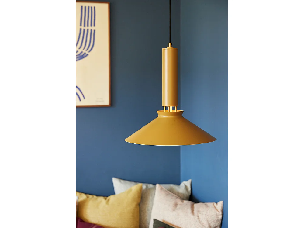 Hübsch Suspension Aluminium Ambre CONEY