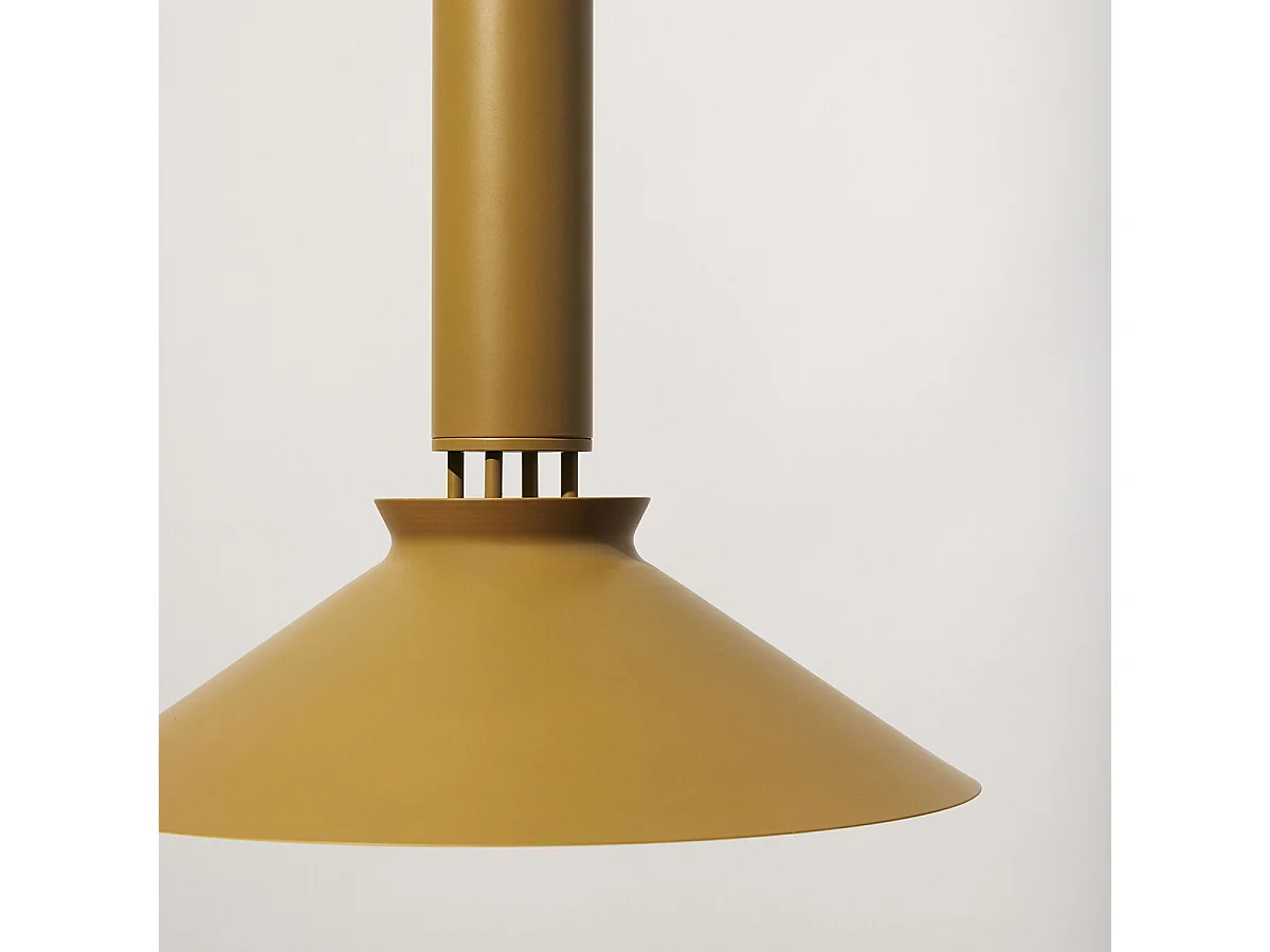 Hübsch Suspension Aluminium Ambre CONEY