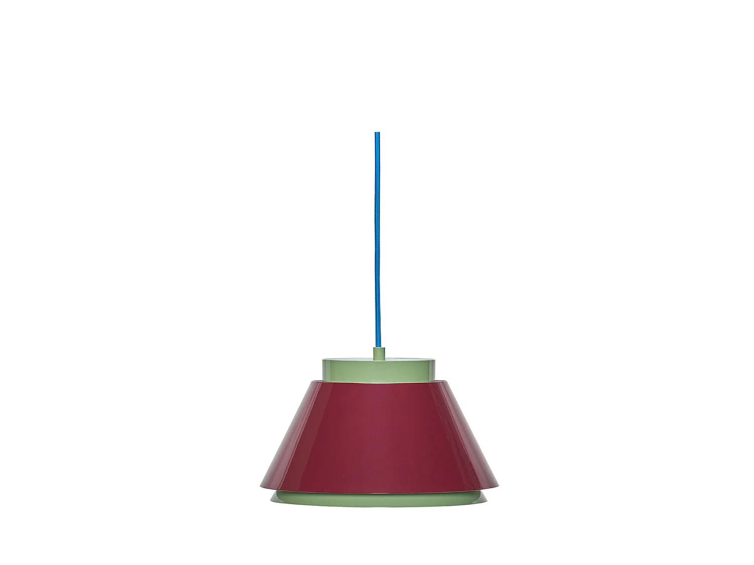 Hübsch Suspension Remi Fer Vert/ Rouge