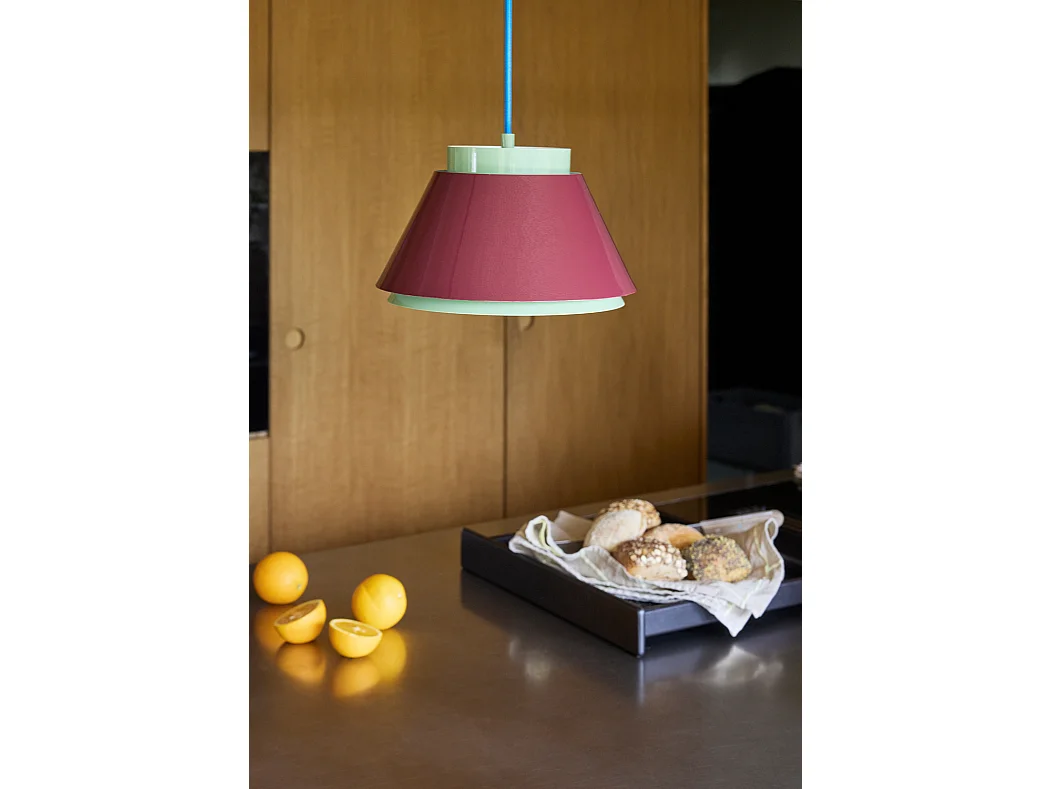 Hübsch Suspension Remi Fer Vert/ Rouge