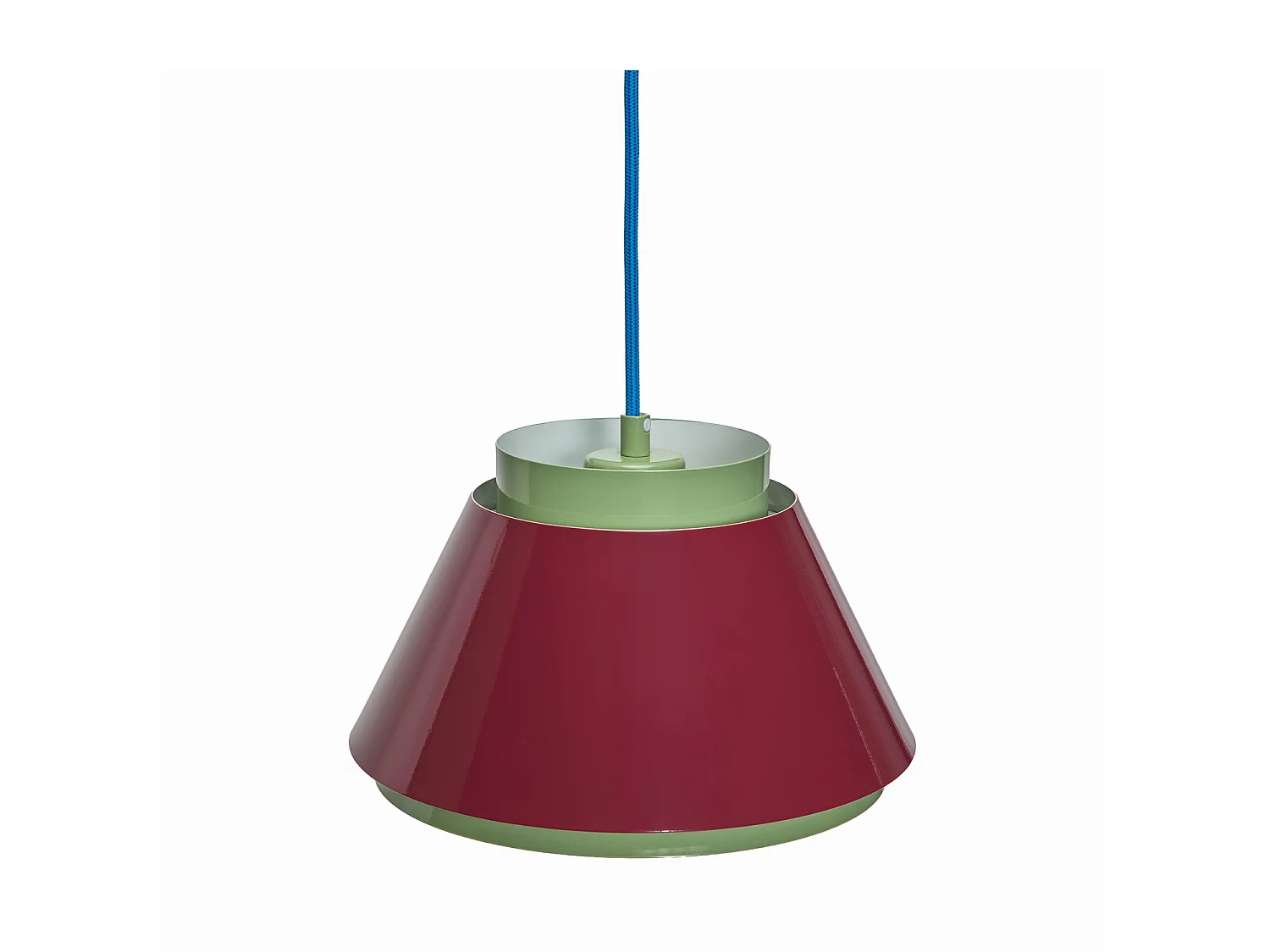 Hübsch Suspension Remi Fer Vert/ Rouge