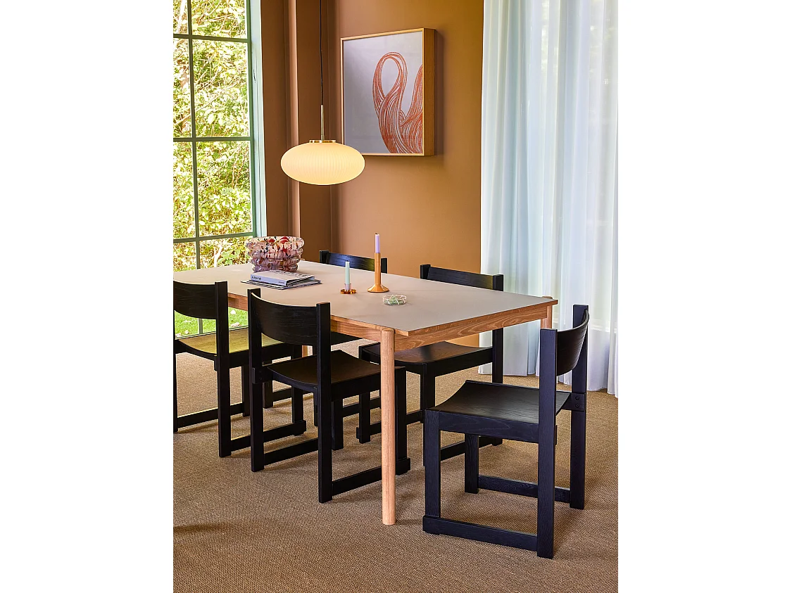 Hübsch Suspension Ellipse Verre Blanc SERENE