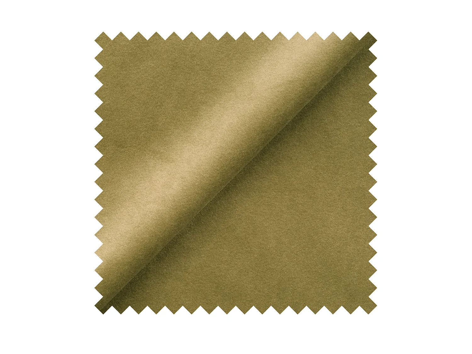 Canapé d'angle convertible – universel – velours olive - OLIDO