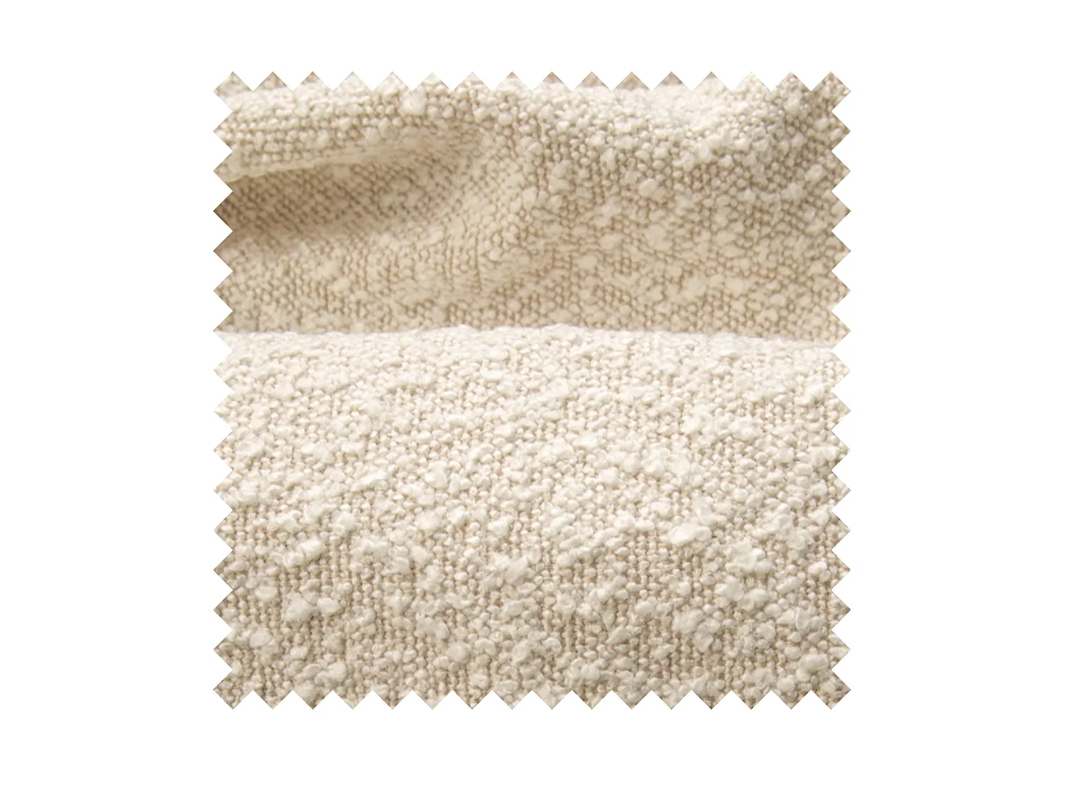 Gestoffeerd bed met opbergruimte 160x200 cm – Bouclé Lichtbeige – CLOUDY