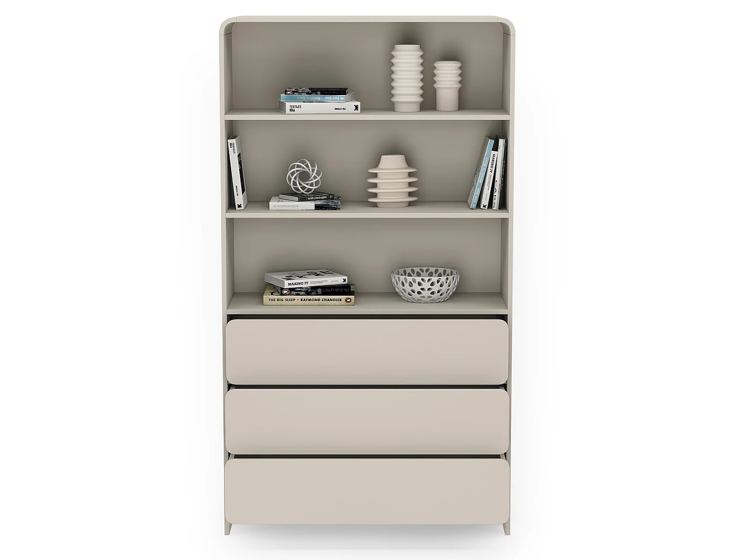 Regal mit 3 schubladig - Kaschmir - 100 cm - LUMMO