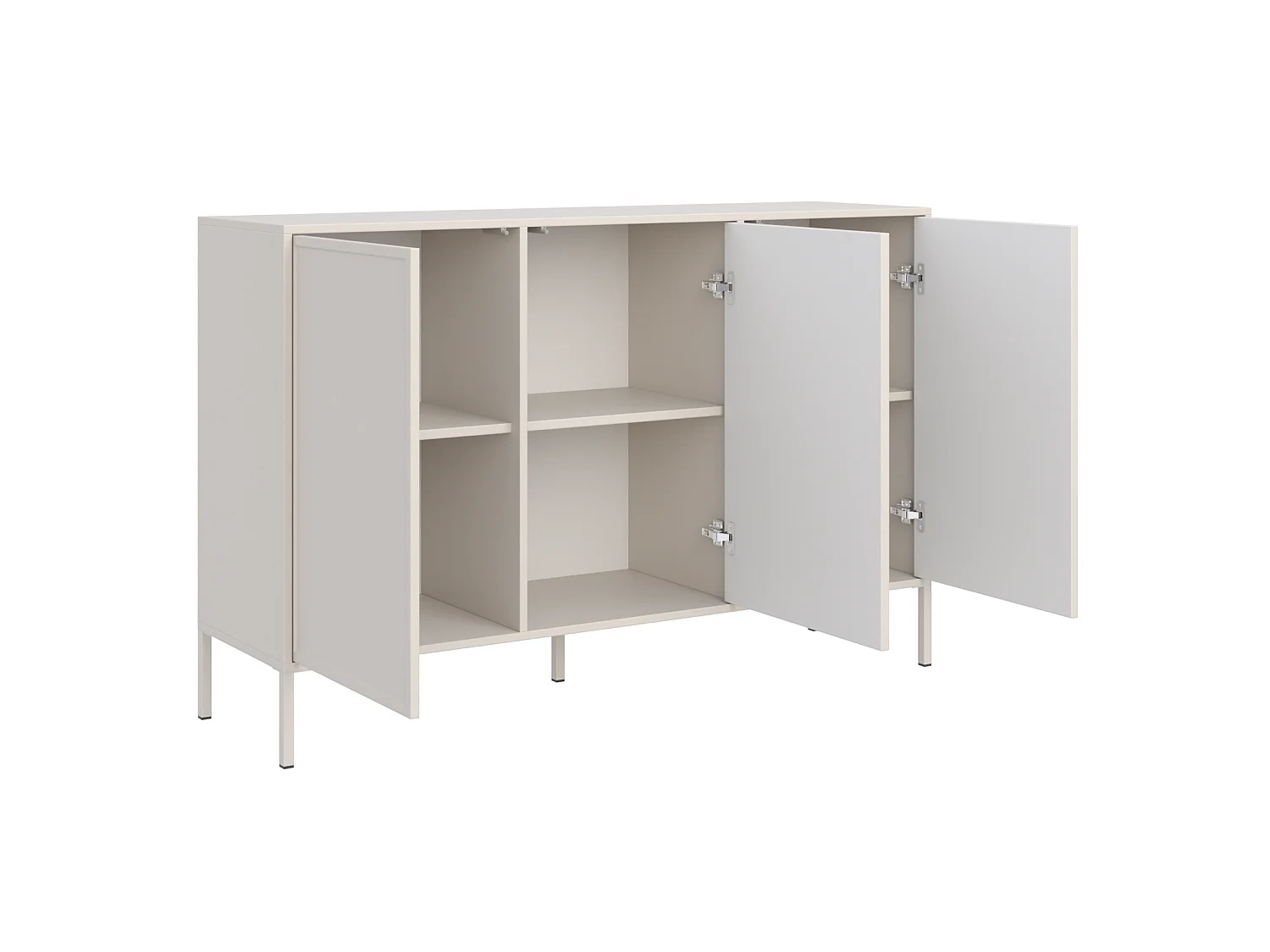 Dressoir met 3 deuren, Kasjmier, 150 cm - VELVETO
