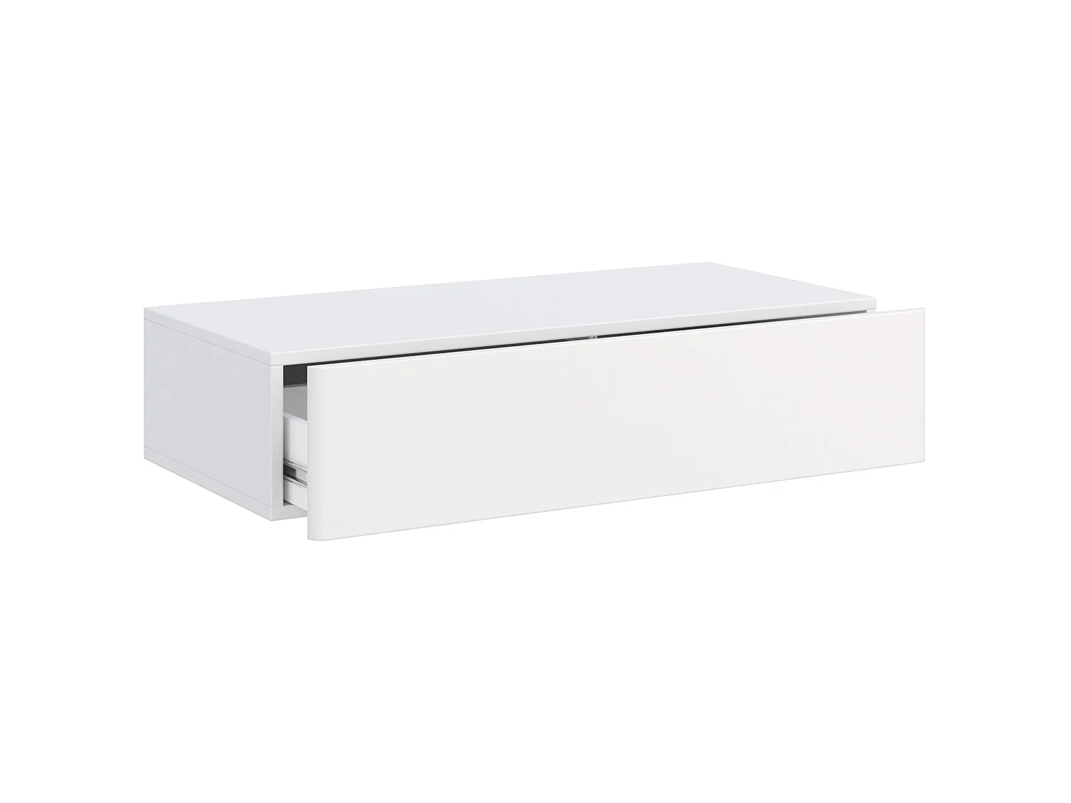 Wandkonsole mit Schublade - Weiß - 90 cm - OLIO