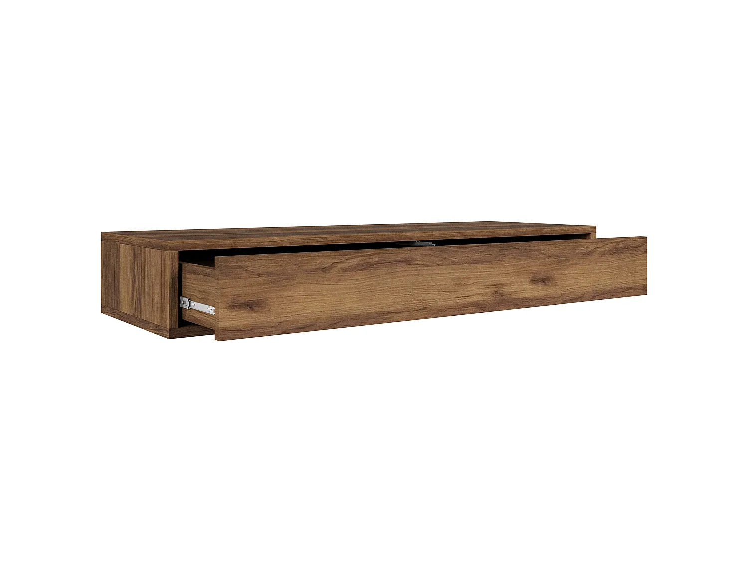 Wandkonsole mit Schublade - Nussbaum Warmia Optik - 90 cm - SANVA