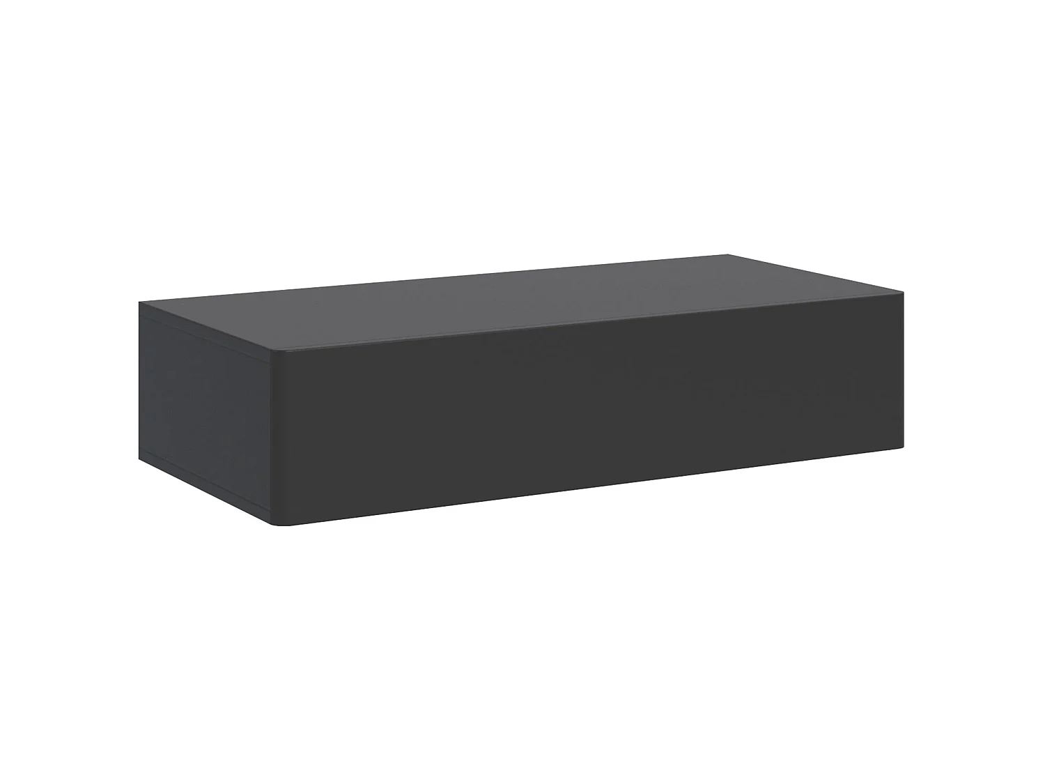 Wandkonsole mit Schublade - Schwarz - 90 cm - OLIO