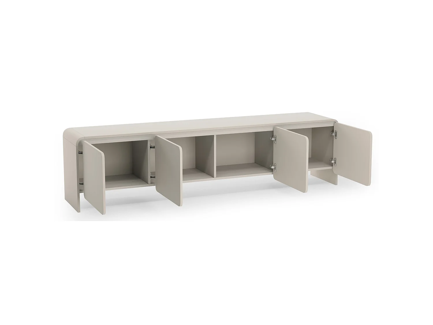 TV-Lowboard 4-türig - Kaschmir - 207 cm - LUMMO