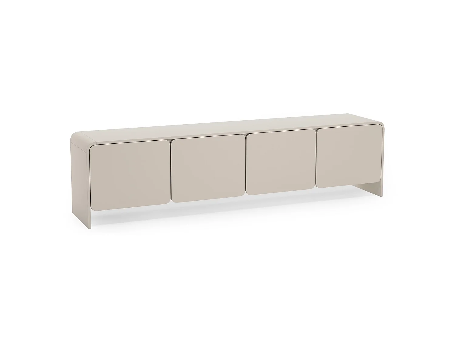 TV-Lowboard 4-türig - Kaschmir - 207 cm - LUMMO