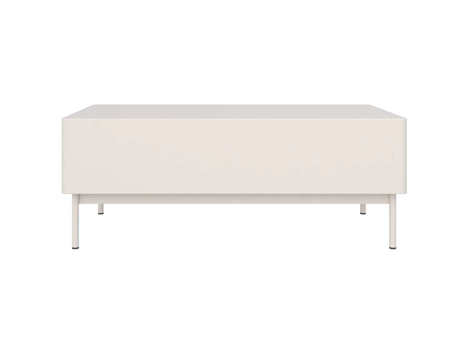 Couchtisch mit zwei Klappen – kaschmir – 100x53 cm – OLIO