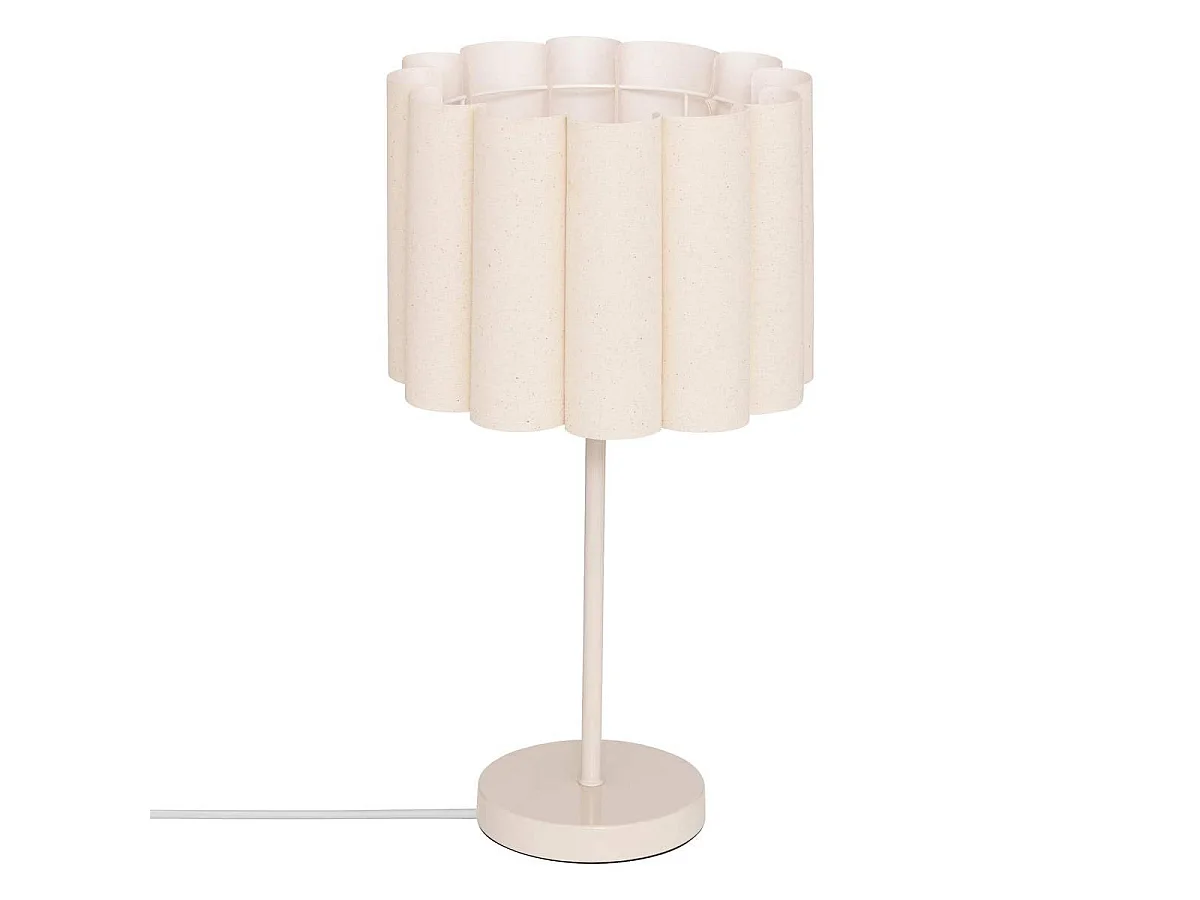 Lampe à Poser en Métal "Rona" 49cm Beige