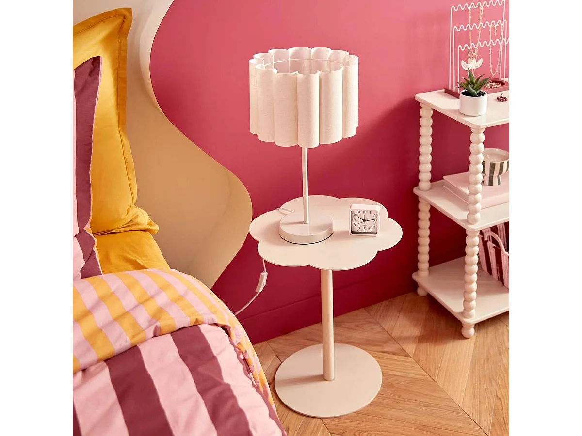 Lampe à Poser en Métal "Rona" 49cm Beige