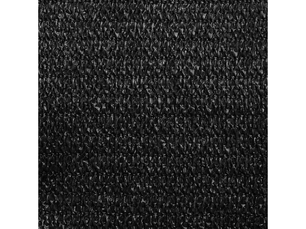 Sonnensegel 160 g/m² Schwarz 3/4x2 m HDPE