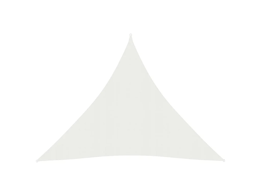 Sonnensegel 160 g/m² Weiß 3x3x3 m HDPE