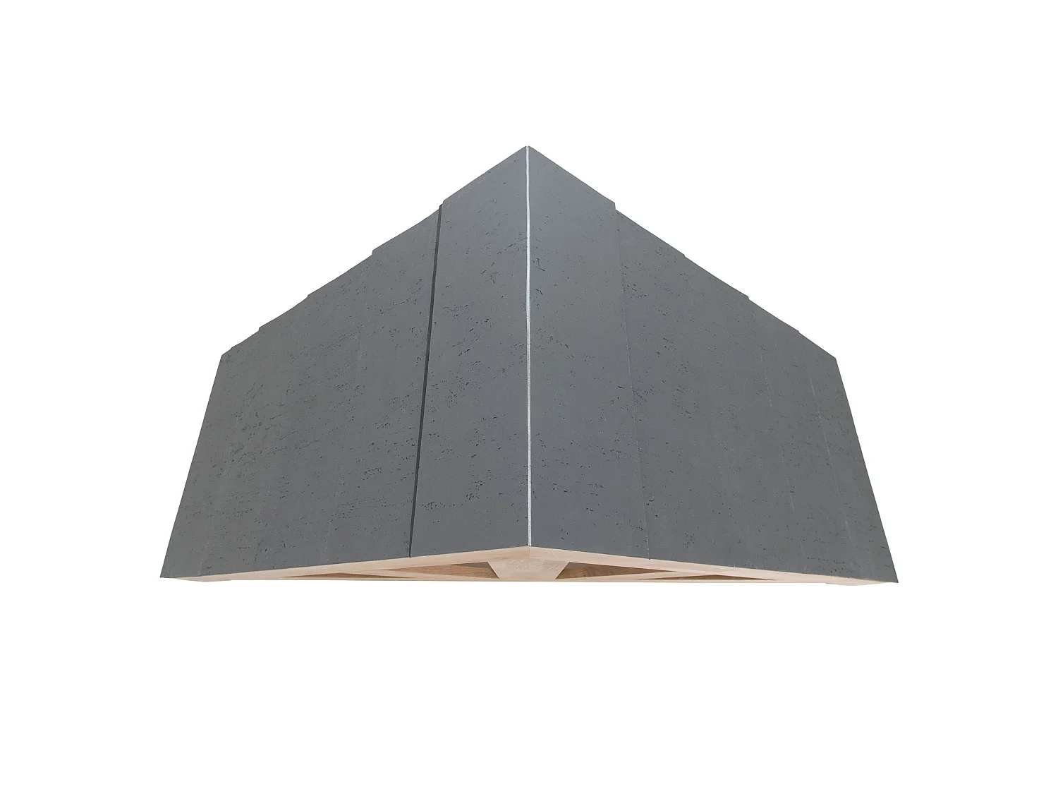 Tettoia Portico Rovere Massello 1400 mm Luce Interna Luci Parete