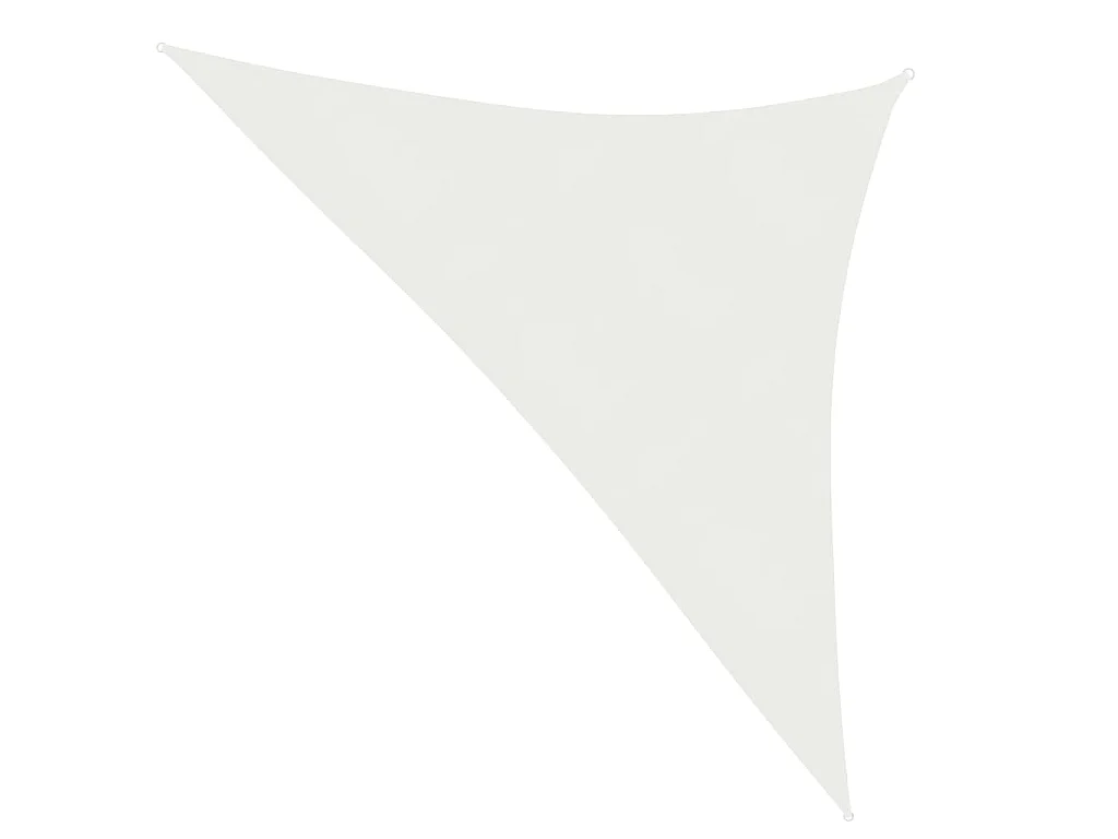 Sonnensegel 160 g/m² Weiß 3x3x4,2 m HDPE