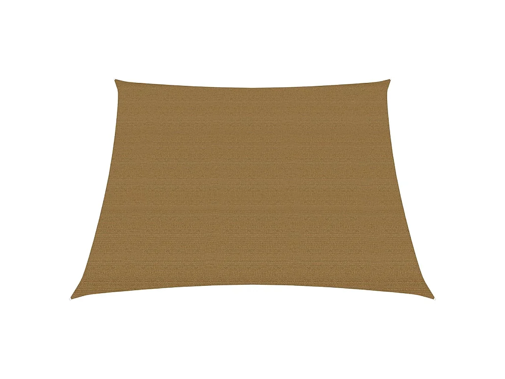 Sonnensegel 160 g/m² Taupe 3/4x2 m HDPE