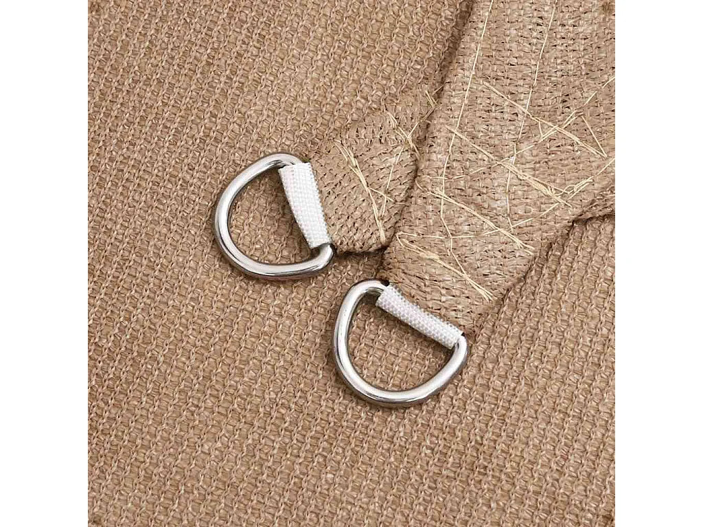 Sonnensegel 160 g/m² Taupe 3/4x2 m HDPE
