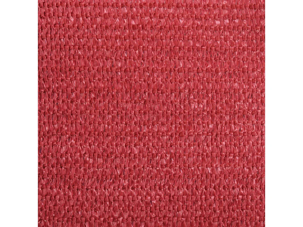 Sonnensegel 160 g/m² Rot 3/4x2 m HDPE
