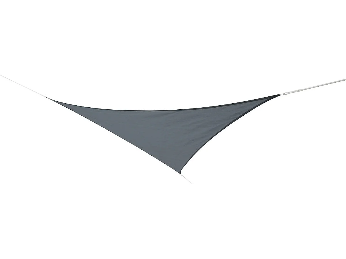 Voile d'ombrage triangulaire 5 x 5 x 5 m - Austral - Ardoise - Jardiline