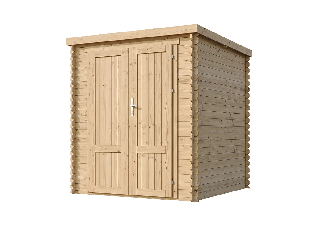 Holz Gartenhaus - 3.53 m² / 204x204xH200 cm - M309F1