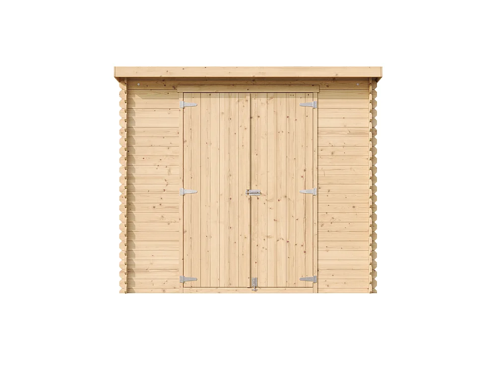 Holz Gartenhaus - 2.63 m² / 142x239xH200 cm - M310C1