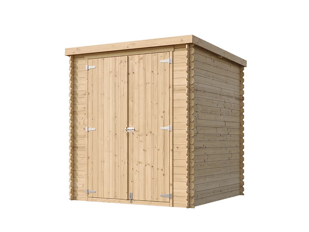 Holz Gartenhaus - 3.53 m² / 204x204xH200 cm - M309C1