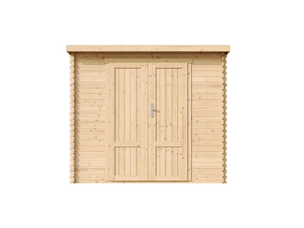 Holz Gartenhaus - 2.63 m² / 142x239xH200 cm - M310F1