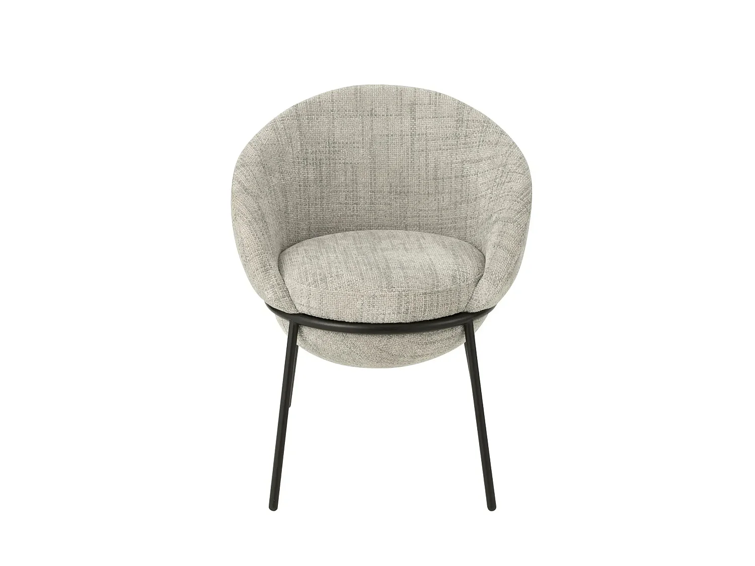 Chaises de salle à manger design en tissu (lot de 2) - MERO