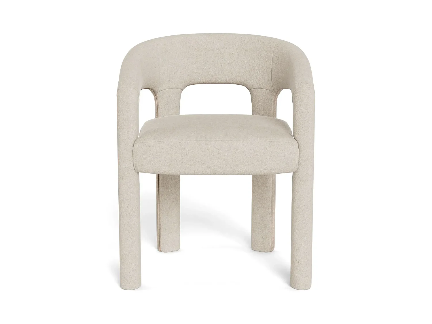 Fauteuil de salle à manger à accoudoirs en tissu - ARTEMIS