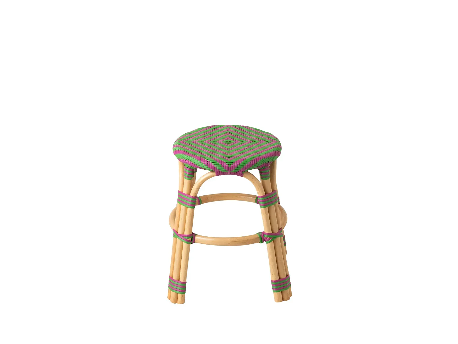 Tabourets bistrot tressés (lot de 2) - MONTMARTRE